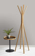 16.5" x 16.5" x 68.25" Natural Coat Rack